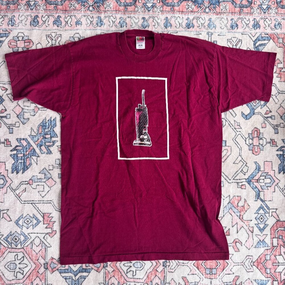 Vintage Single Stitch Vacuum Cleaner Print T-Shirt - size XXL